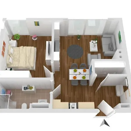 Apartament Mueritzstern In Der Hafenresidenz *